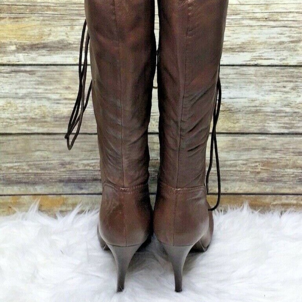 Bakers Stevie Brown Leather Knee High Boots - Picture 5 of 8